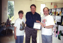 Greer and John Sucke with Bill Novickas - Best Intermediate